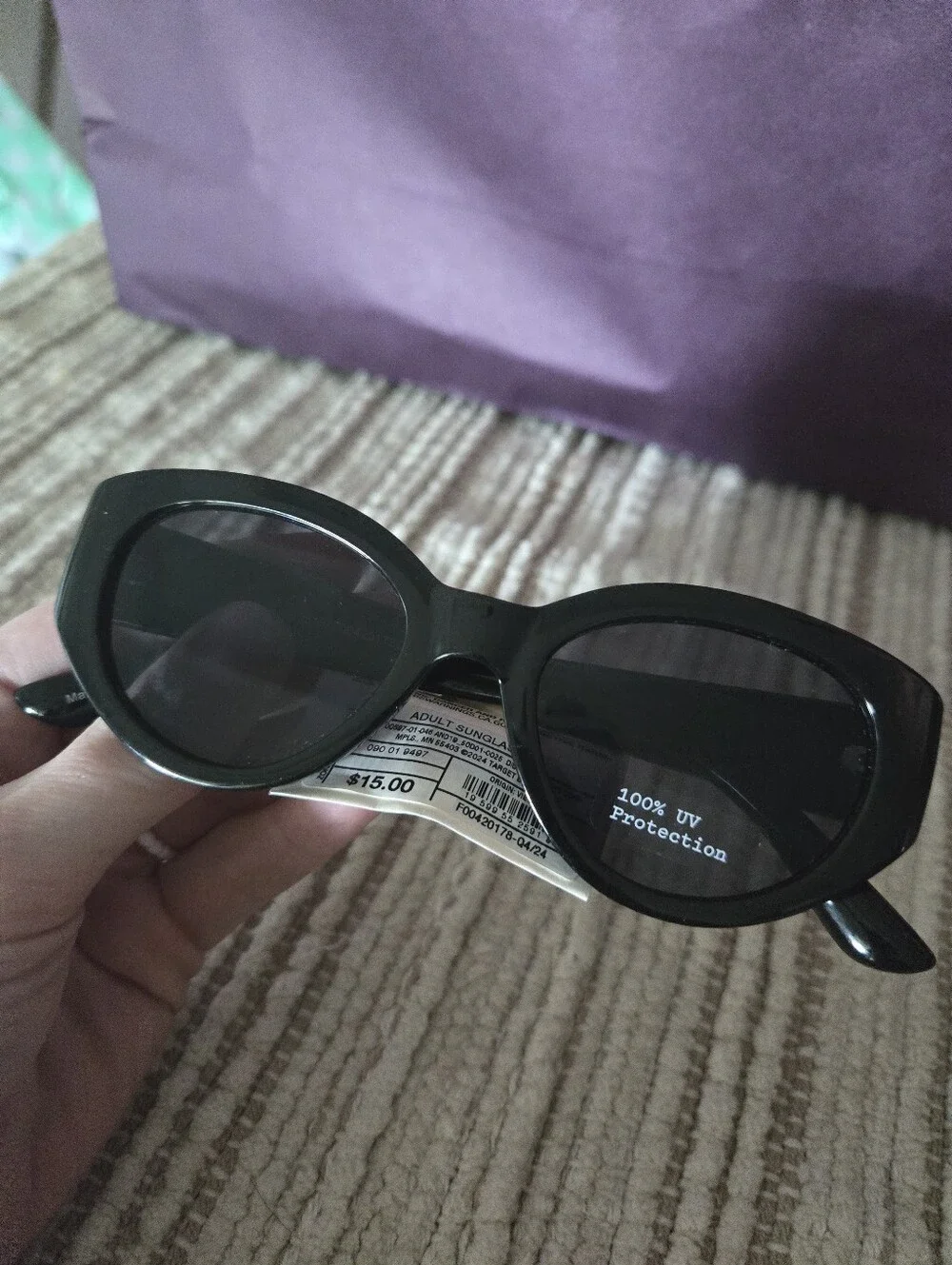 Oval Sunglasses - A New Day™ Black